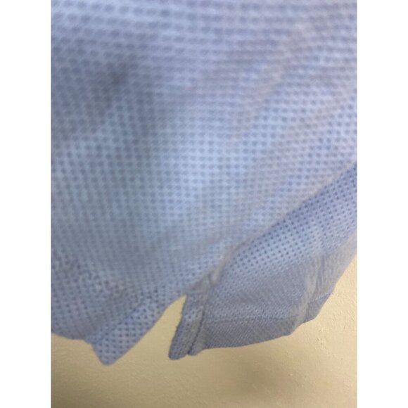 Mack Weldon Golf Polo Shirt Men size Large Blue performance Lightweight Short Sl - Picture 10 of 14